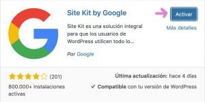 Plugging WordPress Site Kit